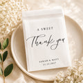 Personalised glassine treat bags for wedding favours