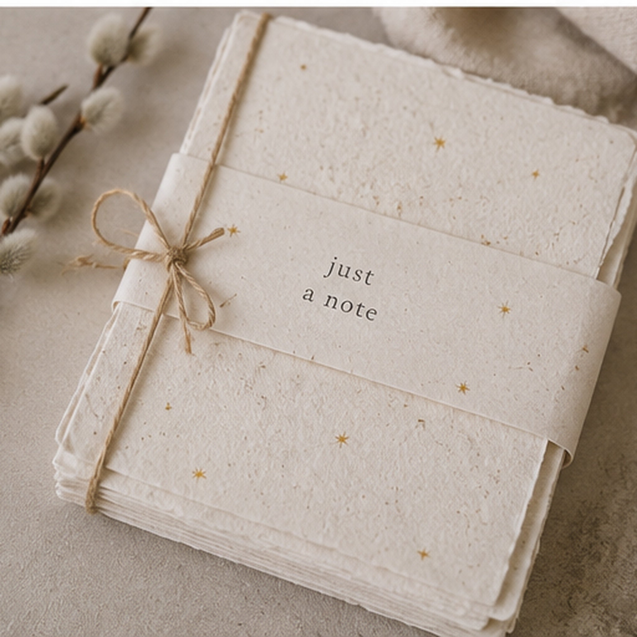 Yellow Petal Plantable Seed Paper Sheets | Handmade Wildflower Paper